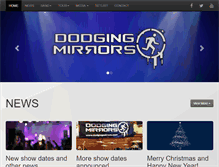 Tablet Screenshot of dodgingmirrors.com